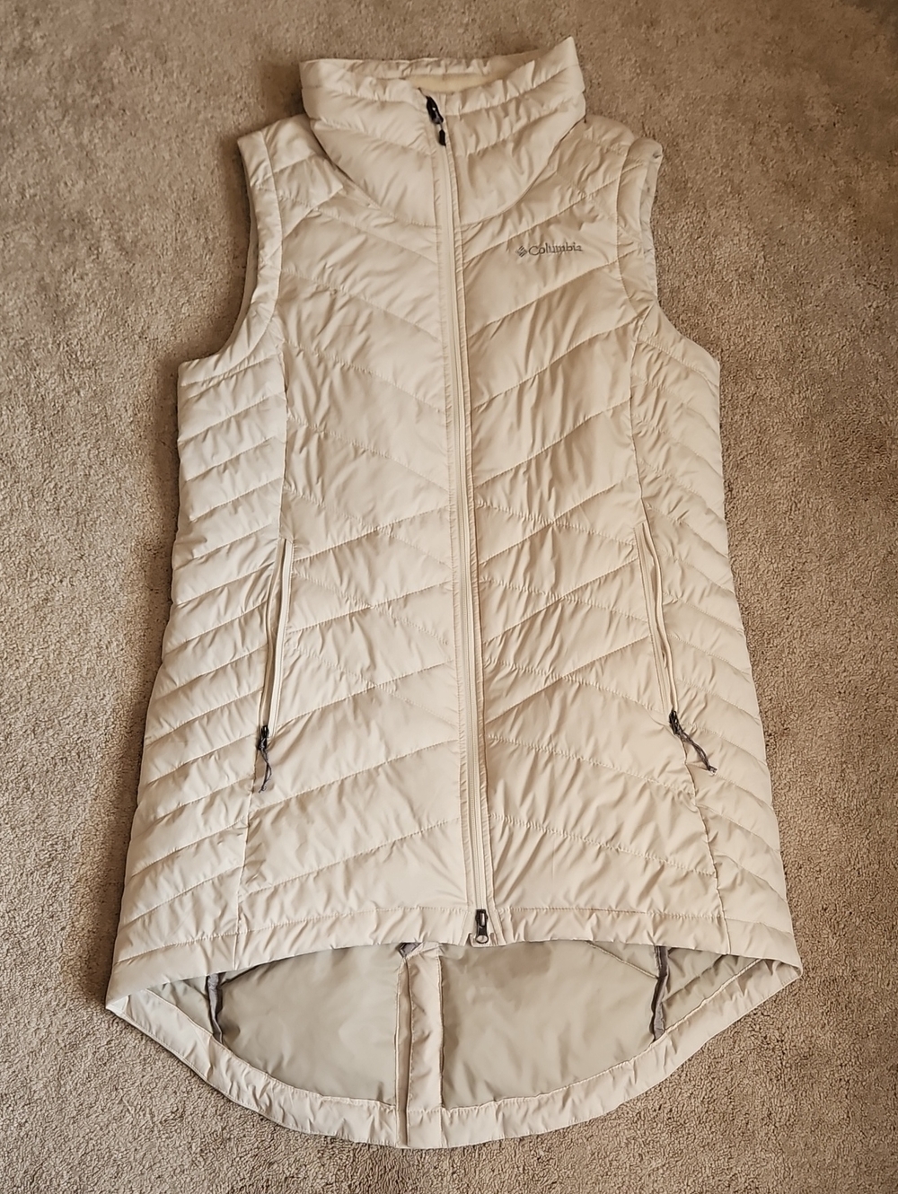 Columbia Women's Ivory Quilted Packable Vest